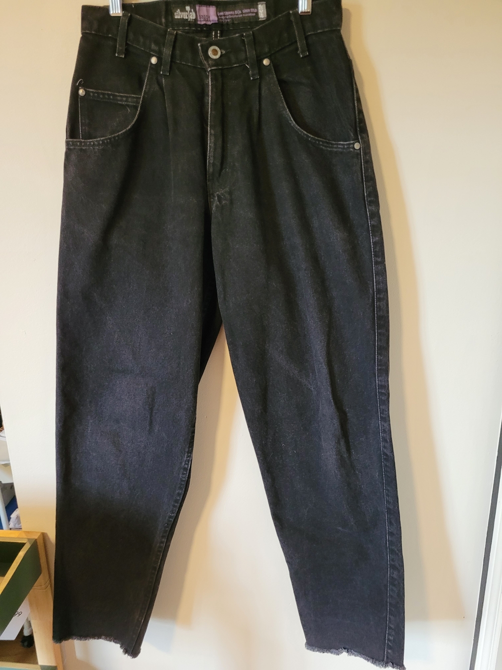 Levi's Silver Tab Vintage Black Baggy Fit Men's Jeans
